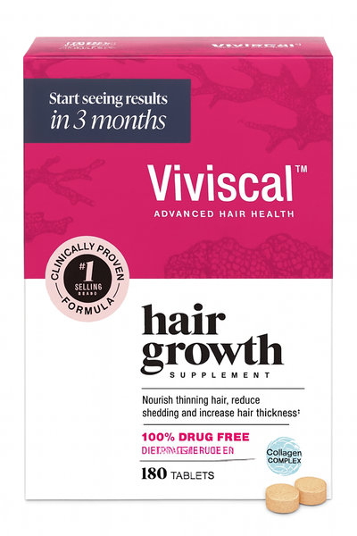 Viviscal Hair Growth Supplements For Thicker, Fuller Hair, Nourishes Thinning & Loss, With Proprietary Collagen Complex